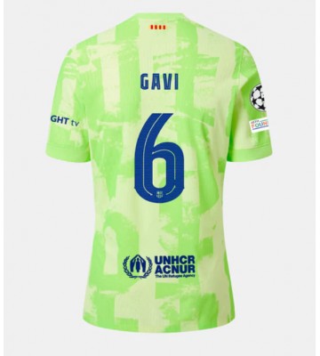 Barcelona Paez Gavi #6 Replika Tredjetrøje 2024-25 Kortærmet